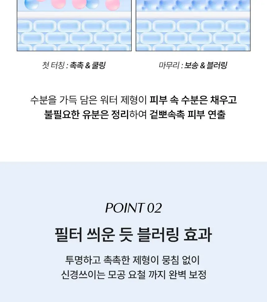 [기름종이 쿠션]파넬 글래시얼 바이옴 워터 노세범 쿠션 6.5g 상세페이지 10
